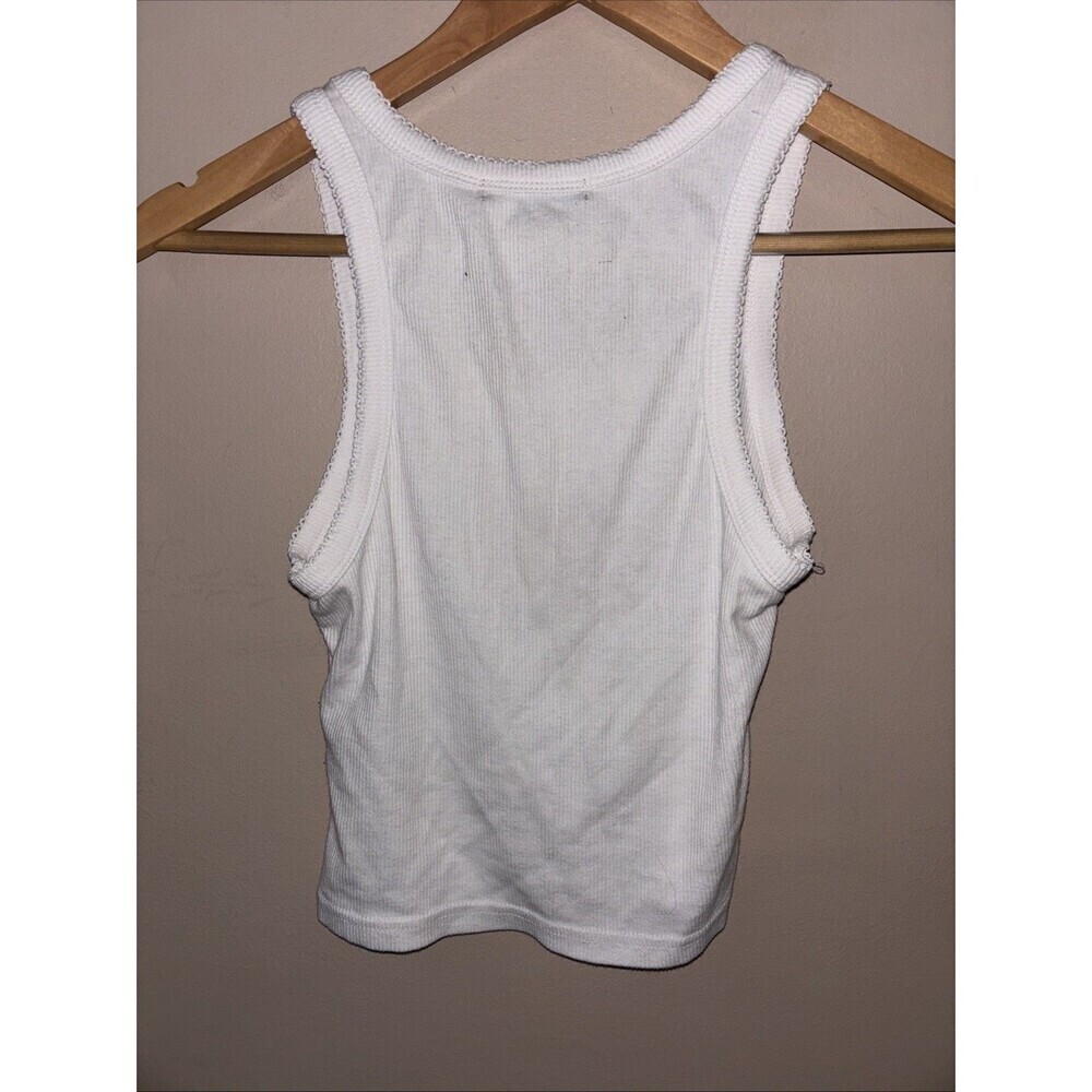 Harper & Ivy Women’s Small White Cherry Baby Tee Tank Top “So Sweet” Cute - Picture 7 of 7